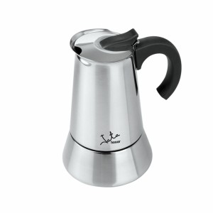 Italienische Kaffeemaschine JATA CAX106 ODIN   * Edelstahl (10.5 x 19 x 10.5 cm) (6 Tassen)