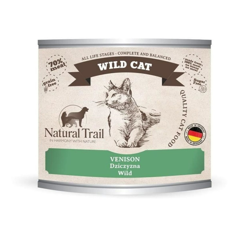 Katzenfutter NATURAL TRAIL Wild Cat Venison 200 g