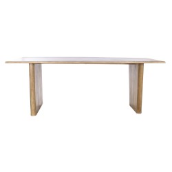 Dining Table DKD Home Decor Brown Mango wood 200 x 100 x 76 cm