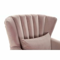 Sessel DKD Home Decor 73 x 70 x 87 cm Rosa Kautschukholz