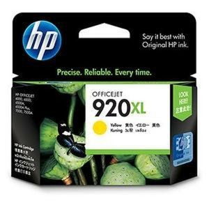 Cartouche d'encre originale HP 920XL Jaune