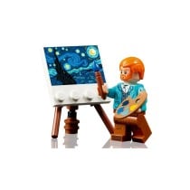 Playset   Lego The Starry Night - Vincent Van Gogh 21333         2316 Pieces 38 x 28 x 12 cm  