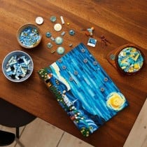 Playset   Lego The Starry Night - Vincent Van Gogh 21333         2316 Pieces 38 x 28 x 12 cm  