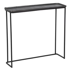 Eingangsbereich 84 x 26 x 78 cm Schwarz Grau Metall (2 Stück)