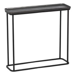 Eingangsbereich 84 x 26 x 78 cm Schwarz Grau Metall (2 Stück)