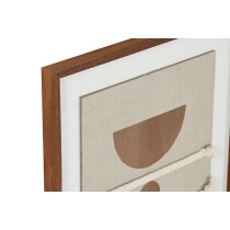 Leinwand Home ESPRIT Weiß natürlich Moderne Skandinavisch 36 X 2,3 X 50,3 cm (4 Stück)