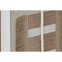 Leinwand Home ESPRIT Weiß natürlich Moderne Skandinavisch 36 X 2,3 X 50,3 cm (4 Stück)