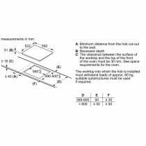 Plaque à Induction BOSCH PUE611BB5E 4600 W (60 CM)