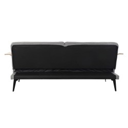 Canapé Convertible DKD Home Decor Marron Gris Métal Urbaine 203 x 87 x 81 cm