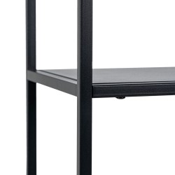 Shelves 90 x 30 x 188 cm Black Steel