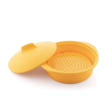 Cuiseur à Vapeur en Silicone Multifonction avec Recettes Silicotte InnovaGoods