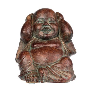 Decorative Figure Atmosphera sabiduria santai 12 x 11 x 9,5 cm Brown Polyresin