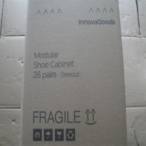 Rangement Modulaire Portable pour Chaussures InnovaGoods Gris