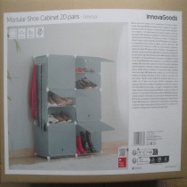 Portable Modular Shoe Cabinet InnovaGoods Grey