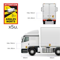 Adhesives EDM 02188 Angles Morts 17 x 25 cm Lorry 3 Units