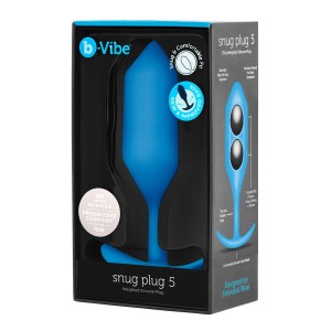 Plug Vibrant Anal B-Vibe 5 Bleu