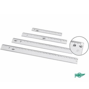 Ruler Faibo Transparent 30 cm (20 Units)