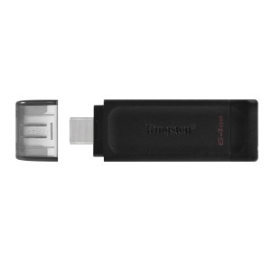 USB Pendrive Kingston 70 Schwarz 64 GB (1 Stück)