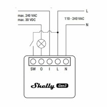 Smart Plug Shelly Bluetooth Wi-Fi Bluetooth 4.2