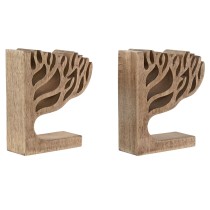 Bookend Home ESPRIT Natural Mango wood Tree of Life 25 x 5 x 15 cm