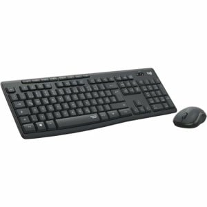 Tastatur Logitech Schwarz Qwerty Spanisch Deutsch