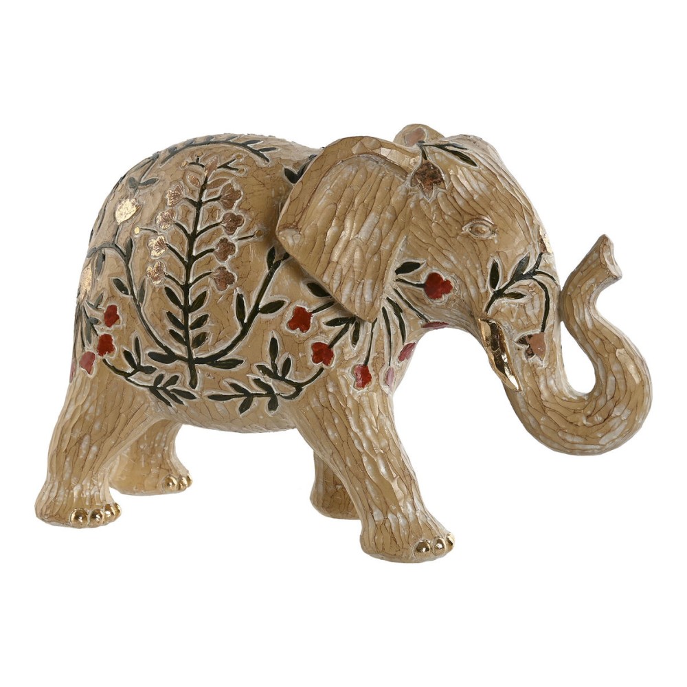 Deko-Figur Home ESPRIT Bunt Elefant 32,5 x 12,5 x 21 cm