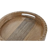 Snack tray Home ESPRIT Natural Colonial 30 x 30 x 5 cm