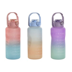 Wasserflasche Home ESPRIT Blau Rosa türkis Lila Polypropylen PET 2 L (3 Stück)