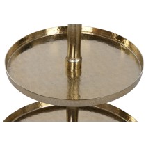 Fruit Bowl Home ESPRIT Golden Aluminium 44,5 X 44,5 X 88 cm