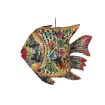 Deko-Figur Home ESPRIT Bunt Fisch 80 X 12 X 60 cm