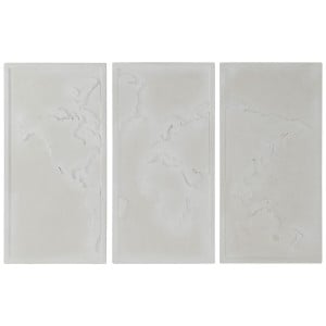 Décoration murale Home ESPRIT Blanc Moderne Mappemonde 180 x 4 x 120 cm (3 Pièces)