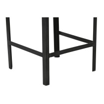 Set of 2 tables Home ESPRIT Black Natural 38 x 38 x 75 cm