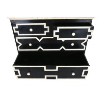 Chest of drawers Home ESPRIT Black 111 x 51 x 99 cm