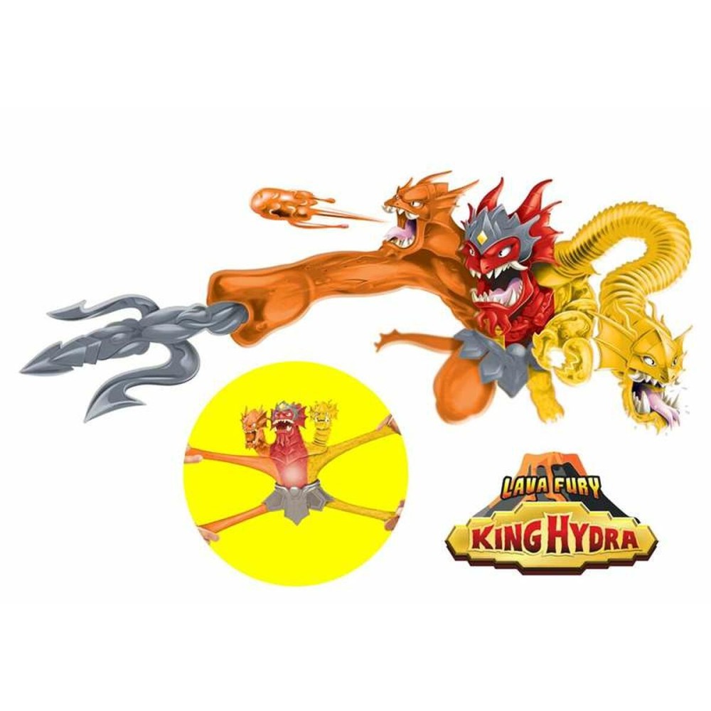 Figurine d’action Bandai Goo Jit Zu King Hydra Lava Fury