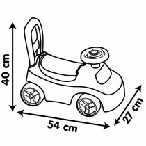 Tricycle Smoby Noir Rouge 2 en 1