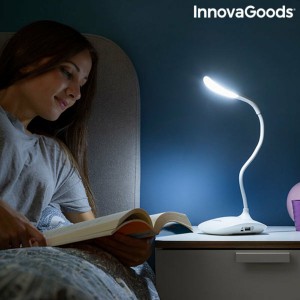 Lampe LED de Table Rechargeable Tactile InnovaGoods Lum2Go Blanc ABS Plastique (Reconditionné A)