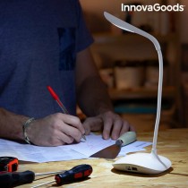 Lampe LED de Table Rechargeable Tactile InnovaGoods Lum2Go Blanc ABS Plastique (Reconditionné A)