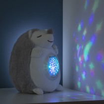 Hedgehog Soft Toy with White Noise and Nightlight Projector Spikey InnovaGoods