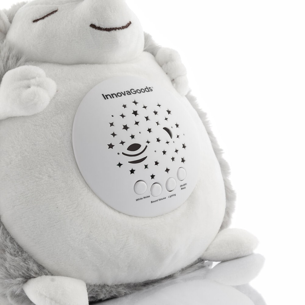 Hérisson en Peluche avec Bruit Blanc et Veilleuse Spikey InnovaGoods