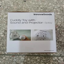 Hedgehog Soft Toy with White Noise and Nightlight Projector Spikey InnovaGoods