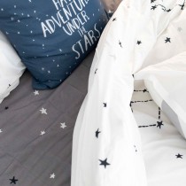 Housse de Couette HappyFriday Blanc Constellation  Multicouleur 240 x 220 cm