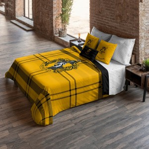 Housse de Couette Harry Potter Classic Hufflepuff Multicouleur 175 Fils 155 x 220 cm Lit 1 persone