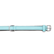 Collier pour Chien Gloria 30 cm Rembourré Cuir Bleu