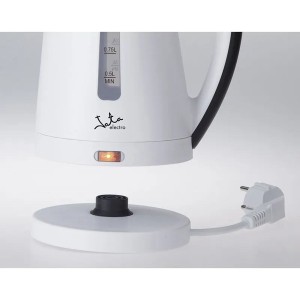 Kettle JATA White Black Stainless steel Plastic 2000 W 1 L