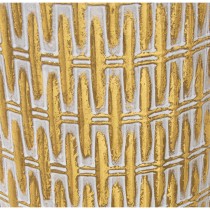 Bodenvase Alexandra House Living Gold Metall 14 x 14 x 81 cm