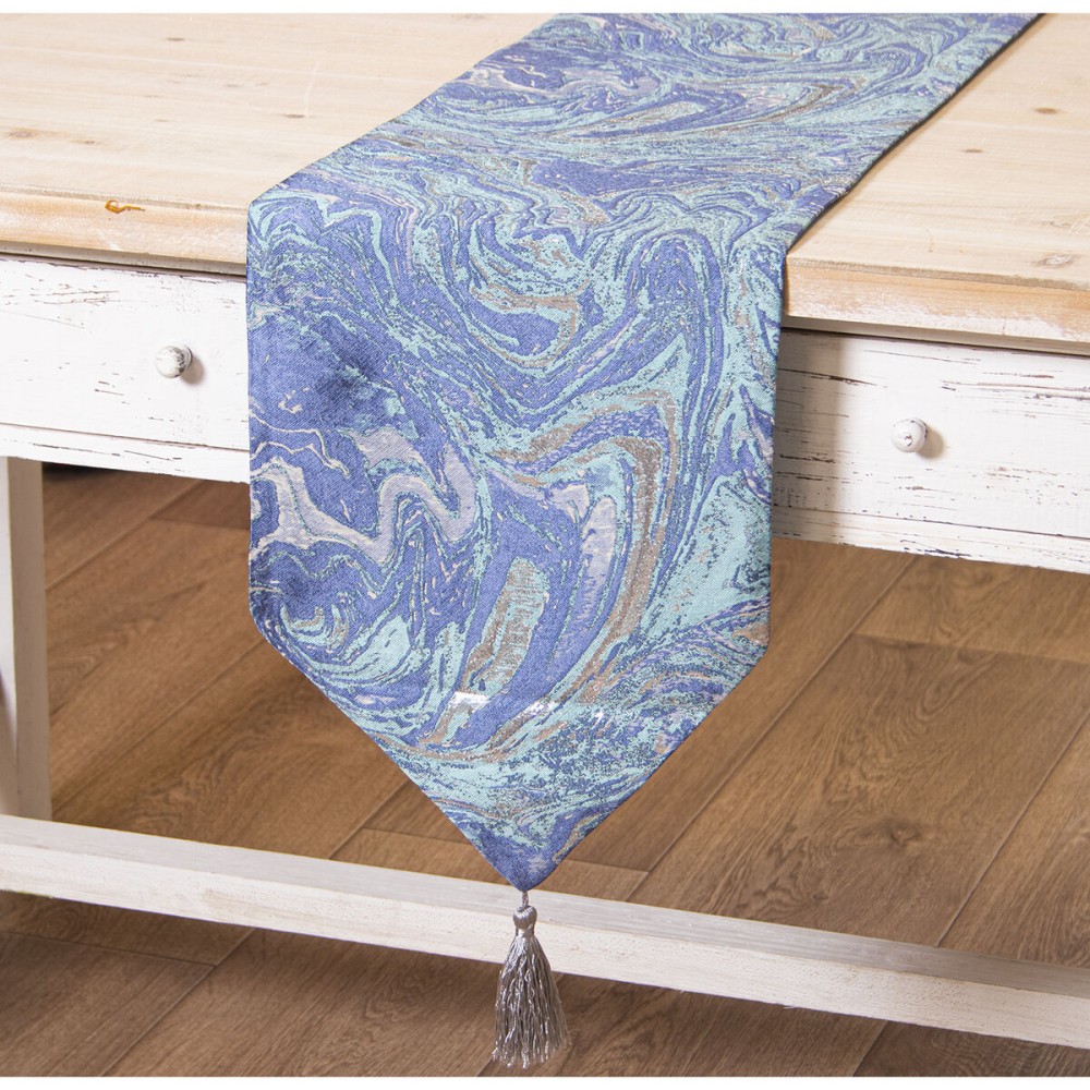 Table Runner Alexandra House Living Blue 30 x 180 cm