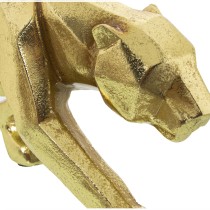 Deko-Figur Alexandra House Living Gold Kunststoff Panther 10 x 16 x 44 cm