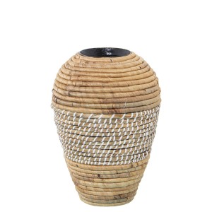 Vase Alexandra House Living Seagrass 21 x 21 x 30 cm