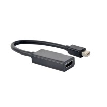 Adapter Mini DisplayPort auf HDMI GEMBIRD A-MDPM-HDMIF4K-01 Schwarz 15 cm