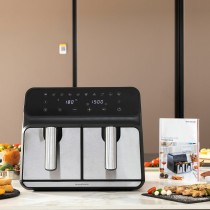 Friteuse à Air InnovaGoods Noir 3400 W 8 L Acier inoxydable (Reconditionné A)